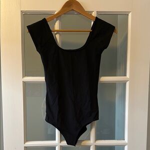 Rag&bone Black Cap Sleeve Bodysuit